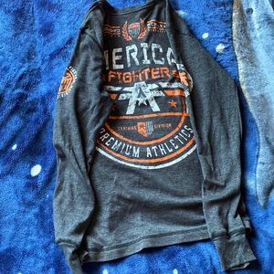 American fighter long sleeve
